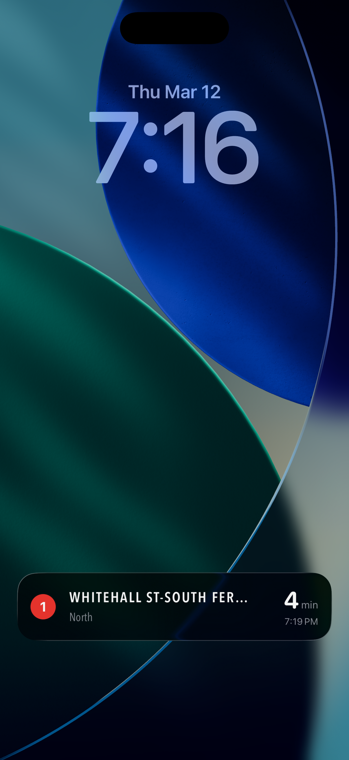 Live Activity on lock screen